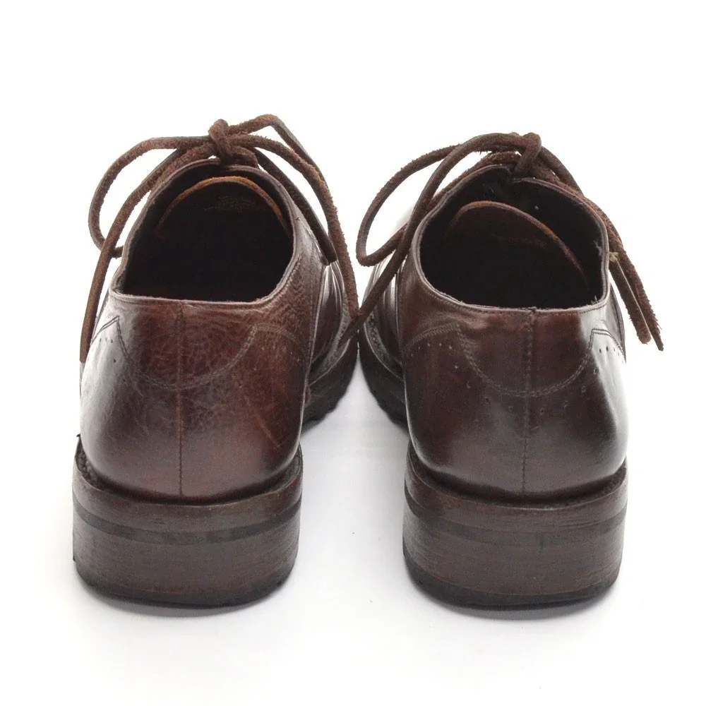 Men Freebird Winston Brown Leather Cap Toe Oxfords 11 M